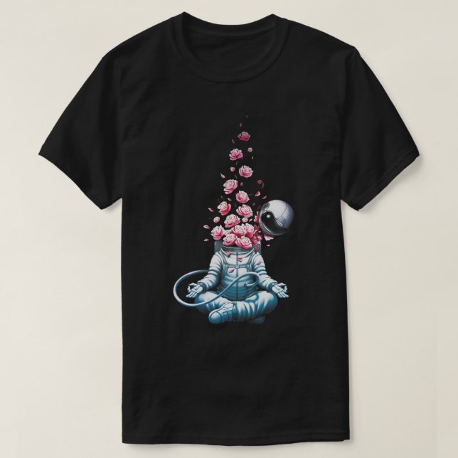 Camiseta Rosas de Meditação Astro (Frente do Design)