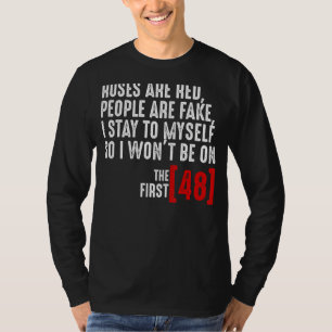 Camiseta Rosas De Pessoas Vermelhas São Falso Eu Fico Por M