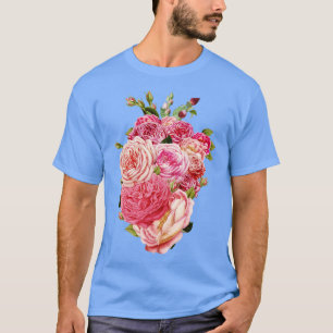 Camiseta Rosas do Coração de Mãe por Tobe Fonseca