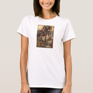 Camiseta Rosas do país das maravilhas