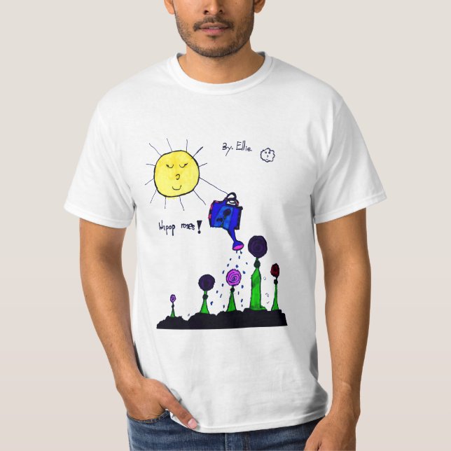 Camiseta Rosas do pirulito de Ellie Rivards (Frente)