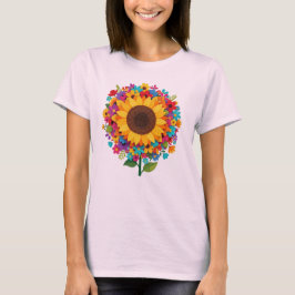 Camiseta Rosas do verão