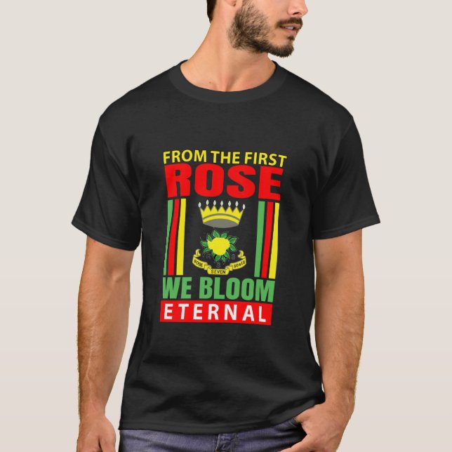 Camiseta Rosas dos Sete Selos da Primeira Flor Eterna RSS  (Frente)