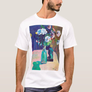 Camiseta Rosas e Estatueta, Gauguin