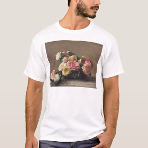 Camiseta Rosas em um prato, 1882