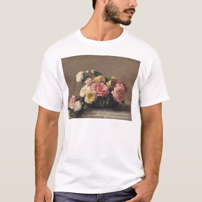 Camiseta Rosas em um prato, 1882 (Frente)