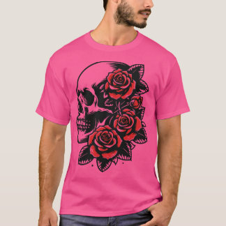 Camiseta rosas gótica 1