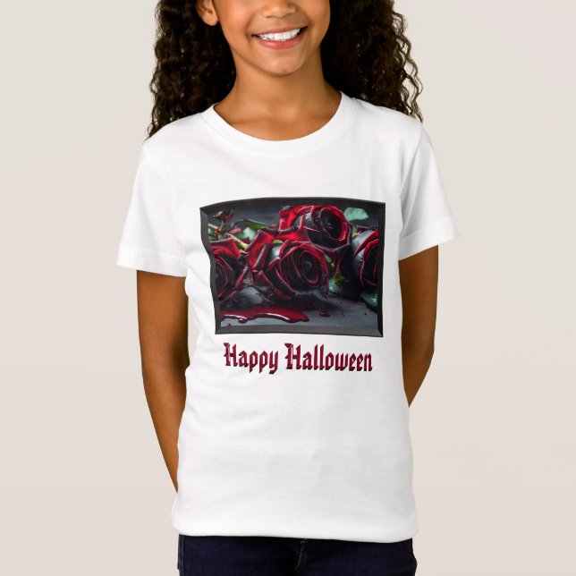 Camiseta Rosas góticos (Frente)