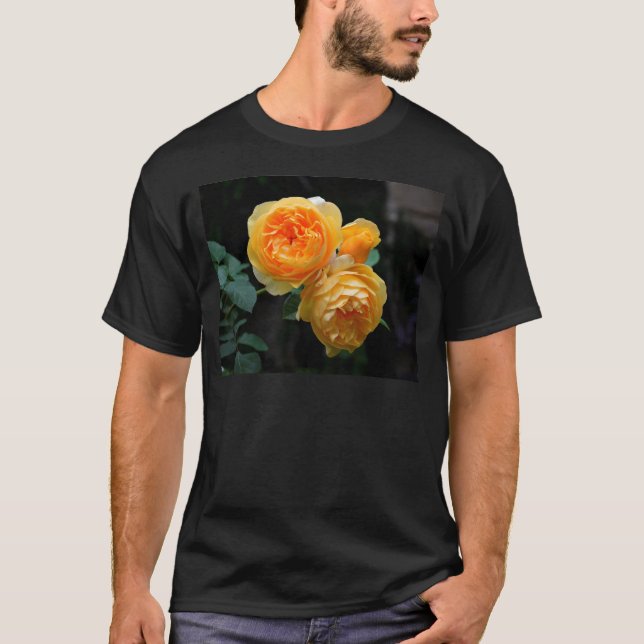 Camiseta Rosas Inglesas Amarelas (Frente)