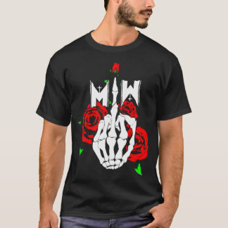 Camiseta Rosas na Mão de Motionless In White Metal Gótico G