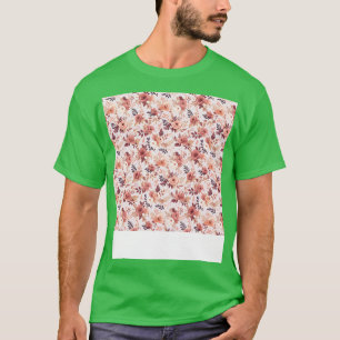 Camiseta Rosas Padrão Invisível Flor Floral Bonito Bud Th