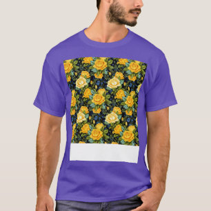 Camiseta Rosas Padrão Invisível Flor Floral Bonito Bud Th