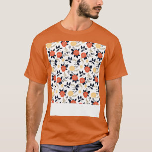 Camiseta Rosas Padrão Invisível Flor Floral Bonito Bud Th