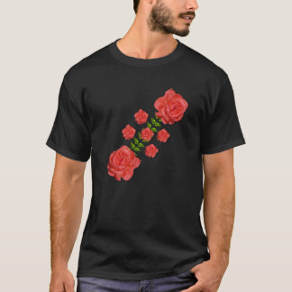 Camiseta rosas para a alma
