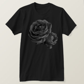 Camiseta Rosas Pretas Góticas