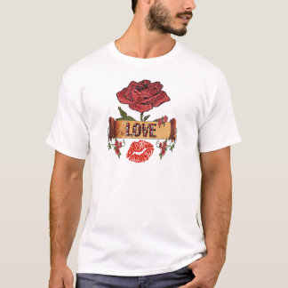 Camiseta ROSAS RAIB Rockabilly, Love & Lipstick