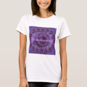 Camiseta Rosas roxas