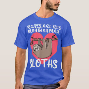 Camiseta Rosas São Laminhas De Blá VermelhoLama De Valentin