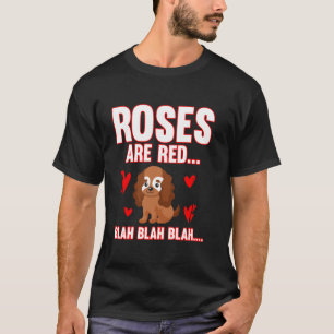 Camiseta Rosas são vermelhas... Blá blá blá... Batatas Frit
