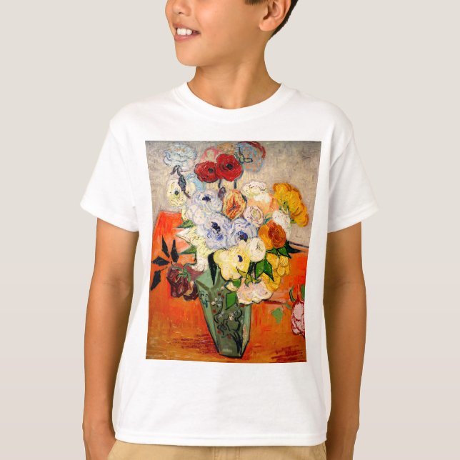 Camiseta Rosas Van Gogh e Anemones (Frente)