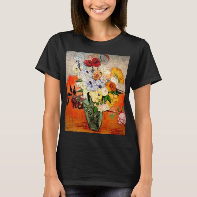 Camiseta Rosas Van Gogh e Anemones (Frente)