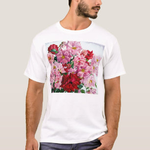 Camiseta Rosas vermelhos e cor-de-rosa 2008
