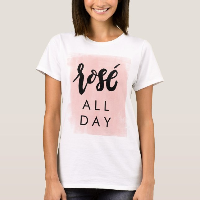Camiseta Rosé All Day T Shirt (Frente)