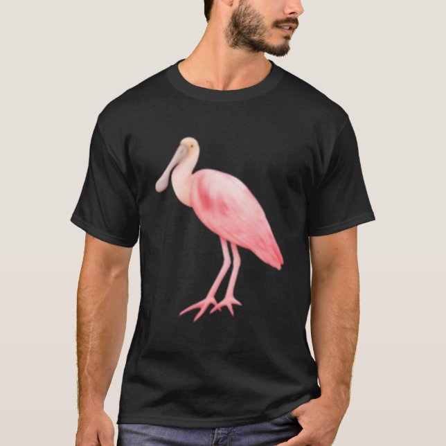 Camiseta Roseate Spoonbill (Frente)