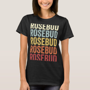 Camiseta Rosebud South Dakota Rosebud SD Retro Vintage Text