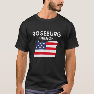 Camiseta Roseburg Oregon Estados Unidos, Estado Americano,