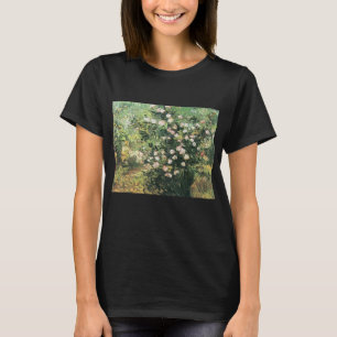Camiseta Roseira em Flor por Vincent van Gogh