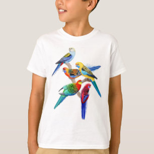 Camiseta Rosella repete mecanicamente o t-shirt dos miúdos