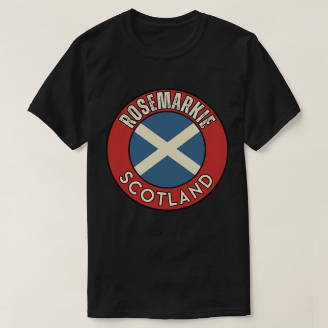 Camiseta Rosemarkie, Scotland (Frente do Design)