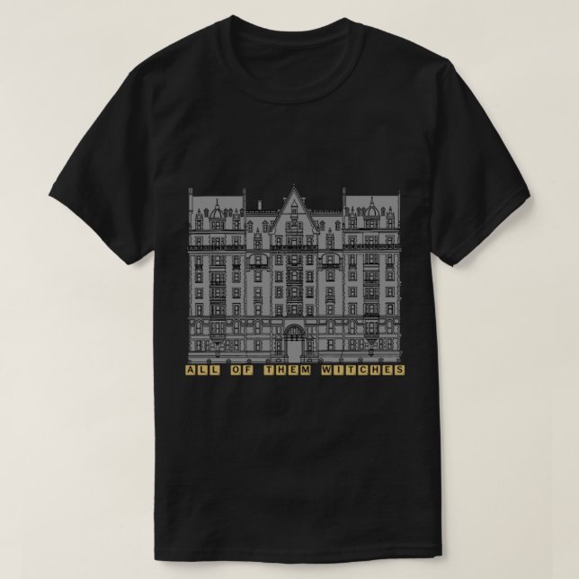 Camiseta Rosemary_s Baby - Dakota Building    (Frente do Design)