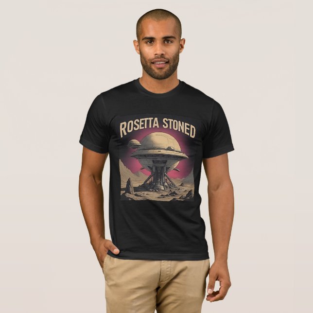 Camiseta Rosetta da Ferramenta Pedida - Arte Histórica Cien (Frente Completa)