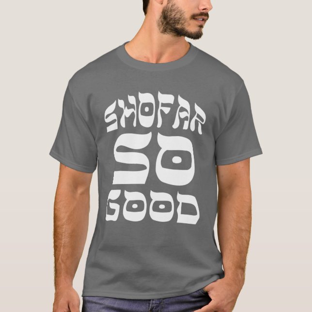 Camiseta Rosh Hashanah T Shfar Tão Bom Teto Judeu (Frente)