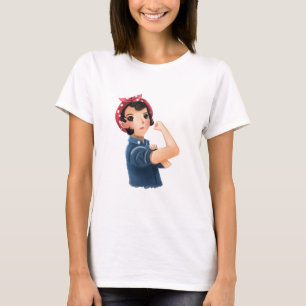 Camiseta rosie as mulheres do rebitador nós podemos