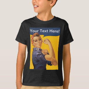 Camiseta Rosie o rebitador nós podemos fazê-lo! Seu texto