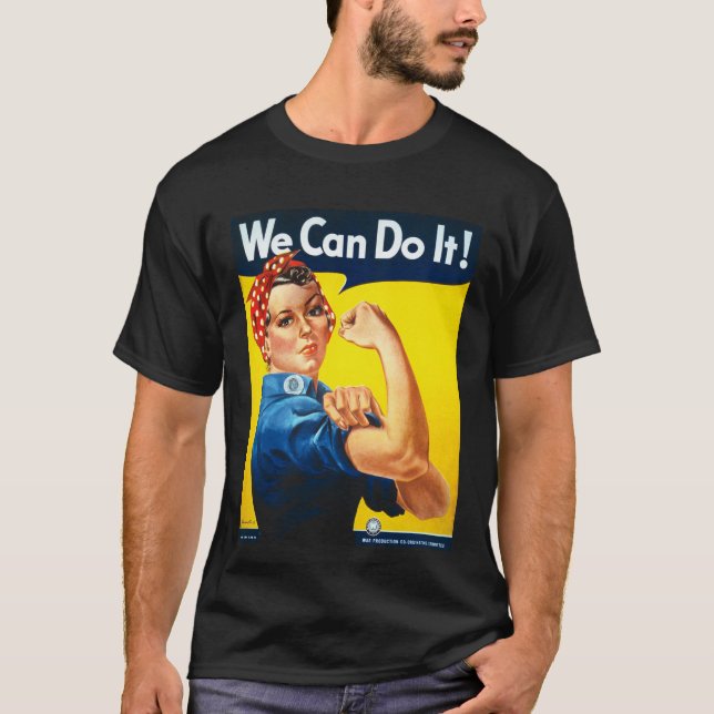 Camiseta Rosie, o ribeiro que podemos fazer isso (Frente)