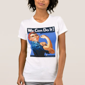 Camiseta Rosie o t-shirt azul contínuo do rebitador