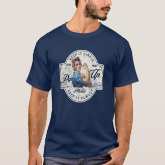 Camiseta Rosie Pin-Up Empoderada Poderosa