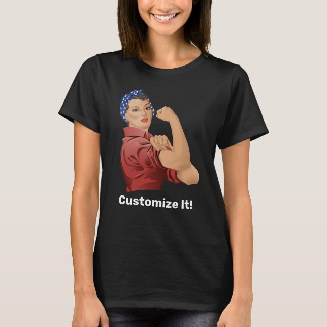 Camiseta Rosie the Riveter T-Shirt (Frente)