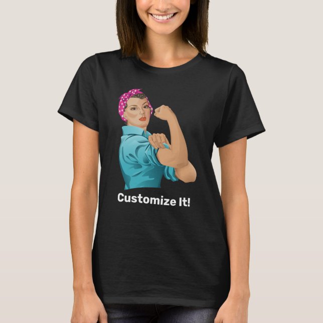 Camiseta Rosie the Riveter T-Shirt (Frente)