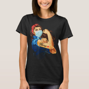 Camiseta Rosie The Riveter - T-Shirt Enfermeira Mulher