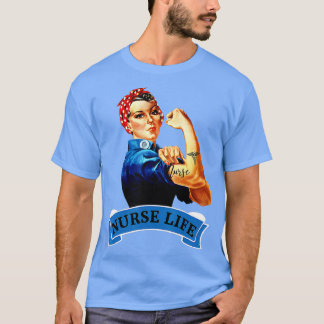 Camiseta Rosie the Riveter Vintage Enferse Life RN Apprecia