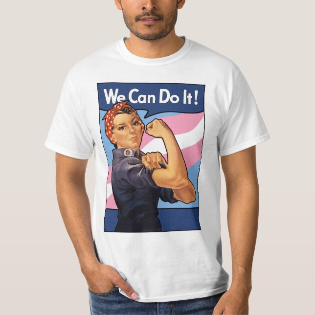 Camiseta Rosie Transgender Pride (Frente)