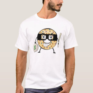 Camiseta Rosquinha Bandit - Ilustração de Caráter Engraçado