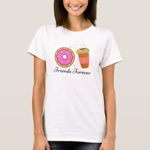 Camiseta Rosquinha Café Amigos para Camisa-T