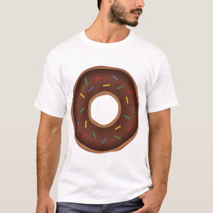 Camiseta Rosquinha Castanho Engraçado
