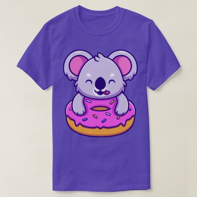 Camiseta Rosquinha Comida de Koala (Frente do Design)